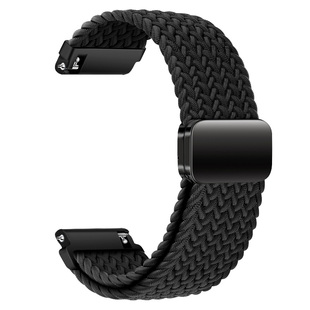 适配卡西欧小方表F-91W/84/94/105/108/W-218H磁吸扣尼龙表带18mm