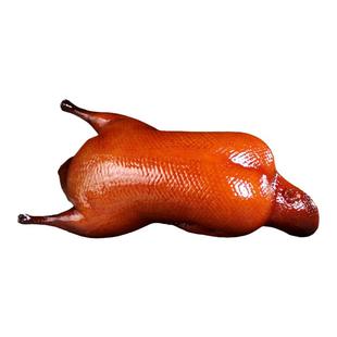 仿真北京烤鸭模型盐水鸭烧鸭明档道具假菜充气烤鸭假酥不腻模具