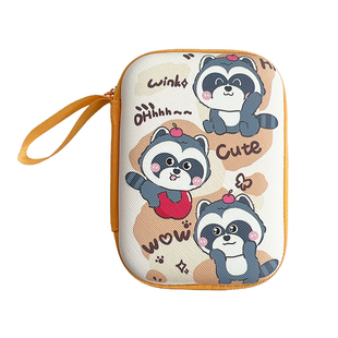 充电器数码收纳包耳机数据线原创卡通狸猫ccd相机电源硬盘便捷包