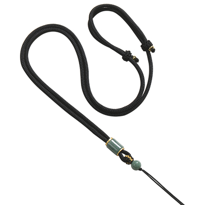 玉石翡翠吊坠挂绳高档玉石项链绳