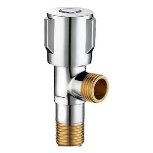 极北全铜加厚三角阀热水器马桶进水阀四分冷热通用八字止水阀通用