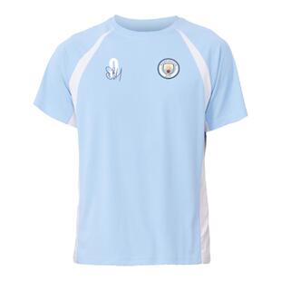 【官方正版】曼城俱乐部｜天蓝速干拼接T恤时尚户外运动哈兰德