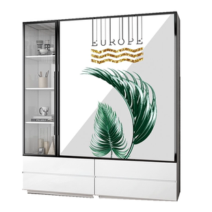 厨房橱柜门帘遮挡帘魔术贴遮丑柜子防尘布防水防油衣柜盖布布帘子