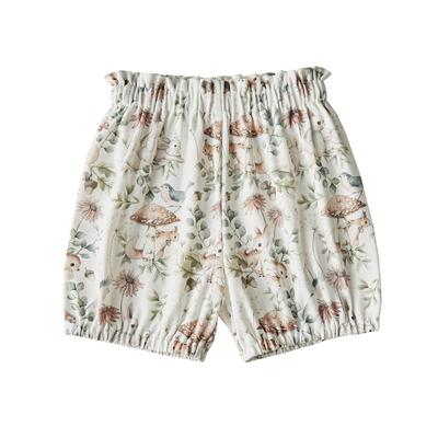 Oak短裤纯棉文艺灯笼裤