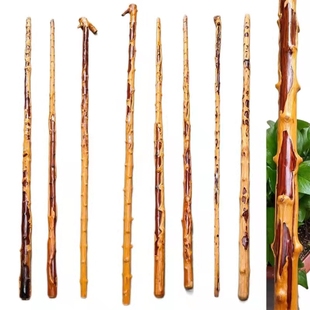 对节木阴阳残疤棍檬子木降龙木户外登山住行手杖健身把玩收藏木棍