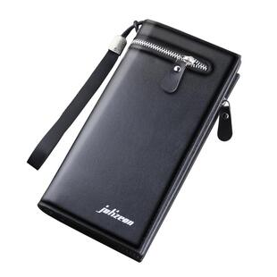 新款男士长款钱包拉链男款手拿包大容量手机包男式便携小手包简约