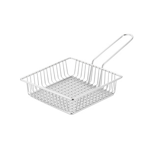 201不锈钢薯条篮美式创意炸鸡翅小吃筐迷你炸篮油炸食品盘子餐具