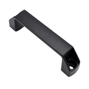 LS522方形尼龙拉手铝合金型材把手柜门塑料提手柄孔距90mm120/180