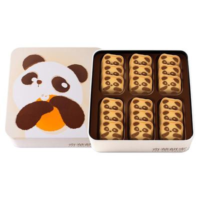 香港奇华饼家巧克力熊猫曲奇礼盒