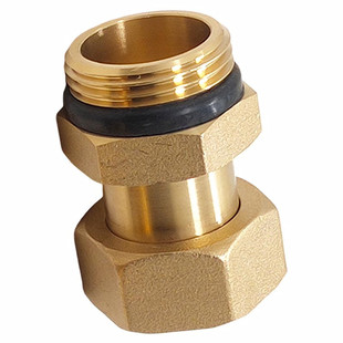 4分 6分1寸黄铜内外丝活接内外牙变径异径活接 升级款 大流量通孔