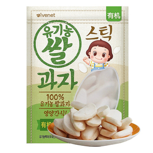 有机 ivenet艾唯倪进口宝宝米饼 儿童婴儿磨牙饼干袋30g