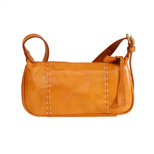 葱木 新中式包 ins小众不撞款包复古包 波士顿枕头包植鞣皮斜挎包