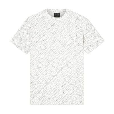 AX/阿玛尼男士纯棉圆领短袖T恤