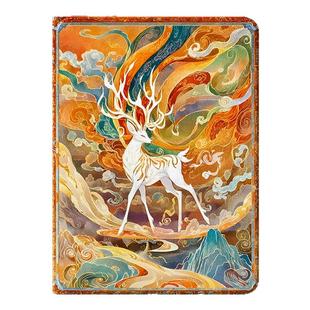 适用苹果ipad11平板保护套air7新款ipadair6保护壳10第9代10.2英寸mini7带笔槽ipadpro迷你5神鹿8国风4女air3