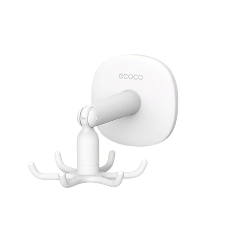 ecoco免打孔强力旋转粘钩浴室