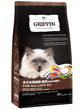 贵芬R21六种鱼猫粮【赛级美毛】