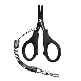 川泽镀钛钓鱼专用小剪刀剪铅皮鱼线大力马PE线路亚剪子多功能剪刀