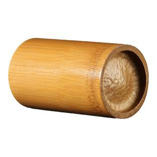 碳化竹制笔筒 竹子碳化毛笔收纳多功能文房四宝收藏摆件书法用品