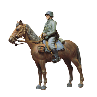 恒辉模型 田宫TAMIYA 35053 1/35 骑兵兵人组 2人1马 拼装模型