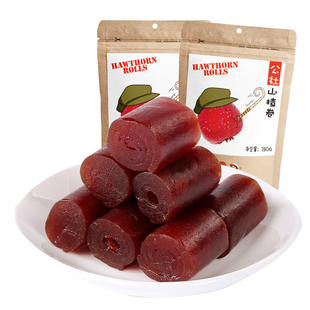 沂蒙公社山楂卷280g袋休闲零食山楂卷果丹皮新鲜山楂果脯