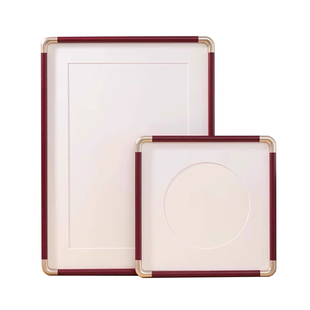 仿铜圆角实木画框装裱国画空框定制大卡纸相框4k8开A4a3任意尺寸