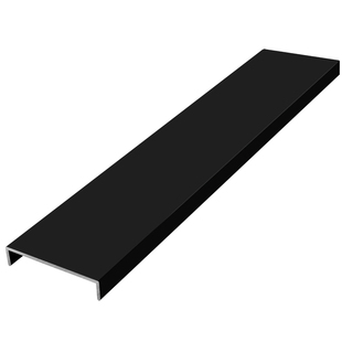 U型铝合金  收边条背景墙黑钛金吊顶装饰线条不锈钢T形金属条