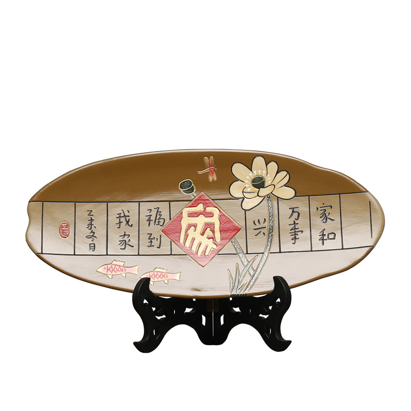 新中式国风陶瓷家庭入户进门摆件