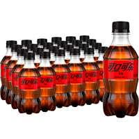 1.15/瓶！可口可乐0糖瓶装汽水300ml*24瓶