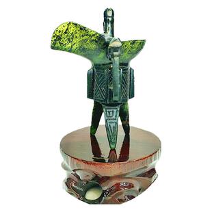 十六年老店静云轩夜光杯中号爵杯正品鸳鸯玉天天玉石纯手工雕刻