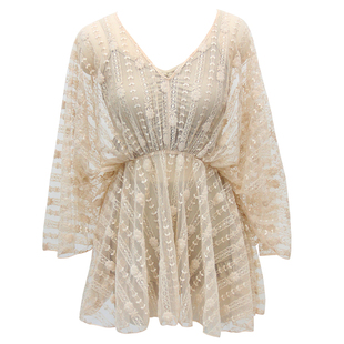 DK泳衣女2025新款长袖防晒游泳衣显瘦遮肚海边度假分体泳装三件套