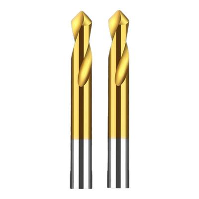 镀钛定点钻头定位60/90/120度高速钢定心钻不锈钢倒角 中心钻加长