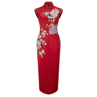 26年时尚设计量身定制非遗工艺手工刺绣繁花经典新娘敬酒长旗袍