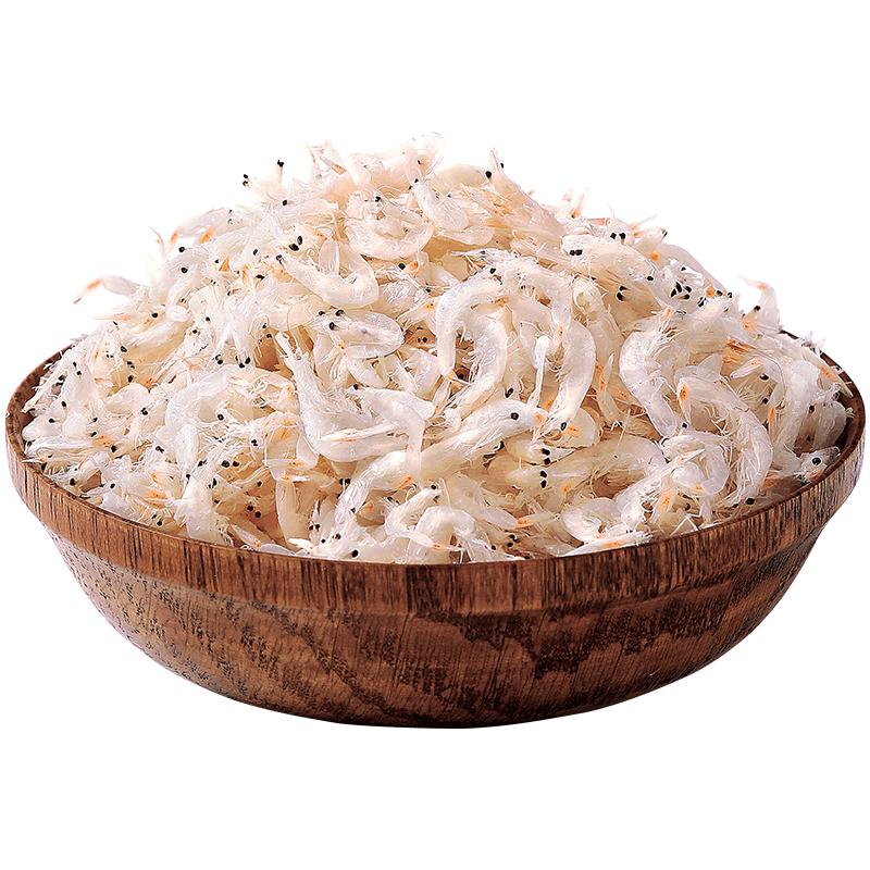 新鲜淡干无盐磷虾虾皮500克