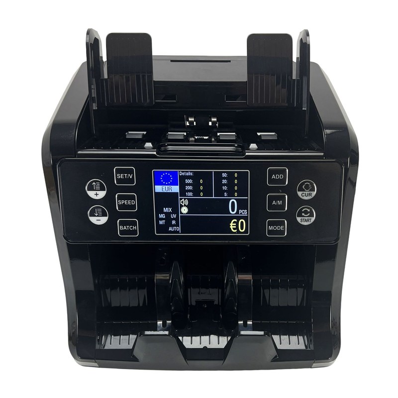 土耳其欧元面额机815多金额验钞机点钞机机钞合计货币数立式国