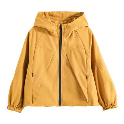 LittleDeeyoo三防纯色连帽外套