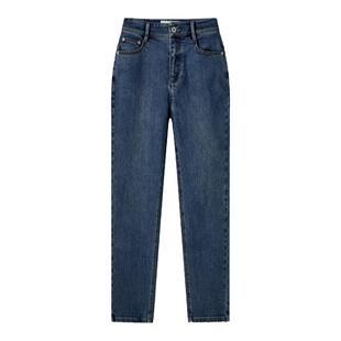 Laurel劳芮经典老钱蓝色铅笔牛仔裤LWD356K04700