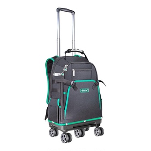 老A加强型多功能拉杆工具包大容量工具背包双肩工具包胶底行李包