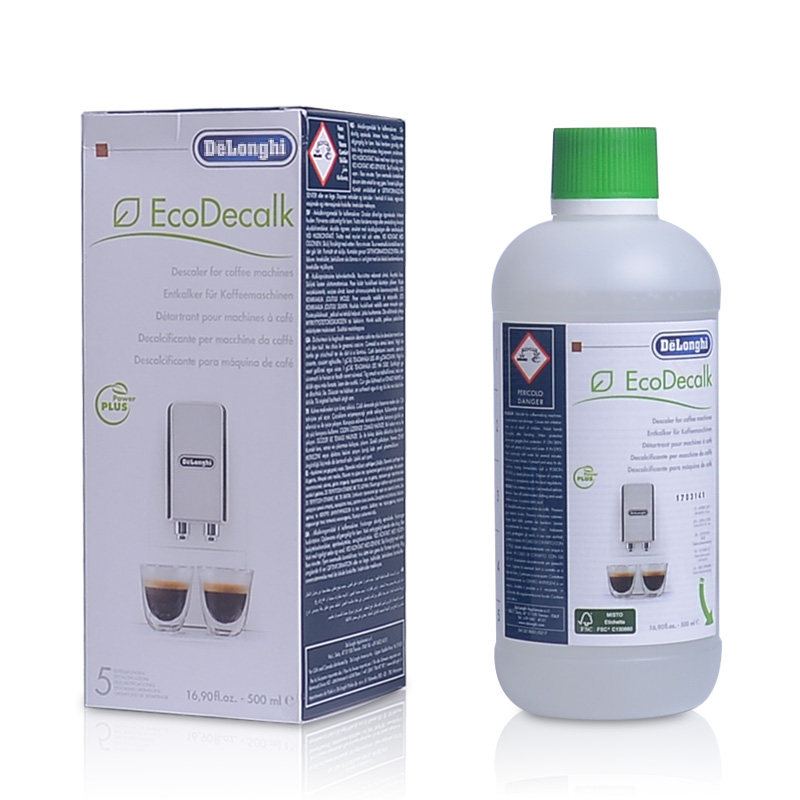 Delonghi/德龙 全自动咖啡机除垢剂清洗液保养液500ML*2原装正品