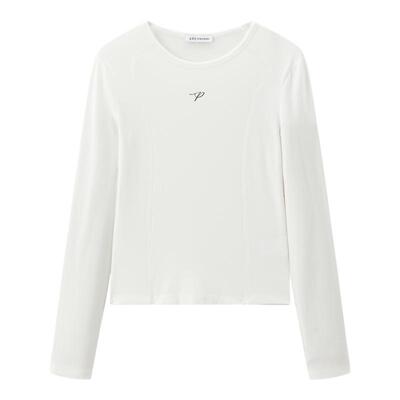 【商场同款】太平鸟25冬新款兰精天丝半高领打底长袖T恤A1CPF410L