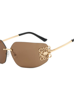 弗瑞姆无框切边太阳眼镜