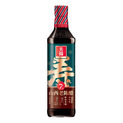 美锦7.2度山西老陈醋500ml0添加