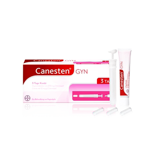 德国拜耳凯妮汀Canesten克霉唑抗真菌阴道瘙痒私处栓剂妇科栓软膏