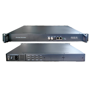 8路高清编码调制器酒店数字IPTV电视系统机房HDMI转RF16路24路