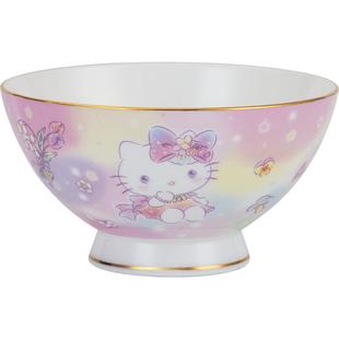 hellokitty陶瓷碗筷盘子家用高颜值创意骨瓷餐具可爱少女心米饭碗