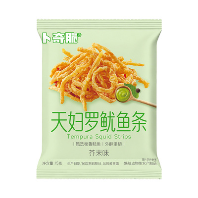 卜奇脆天妇罗鱿鱼丝海苔味袋装