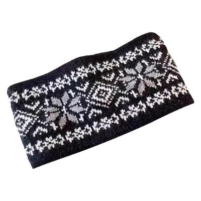 秦岚同款针织发带复古宽边保暖