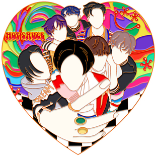 NCT DREAM 梦队周边同款金属徽章 Hot Sauce 专辑纪念T恤应援小卡