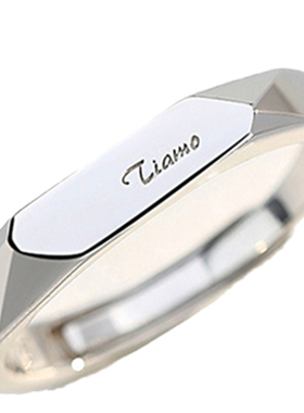 s925菱形戒指免费情侣时尚网纯银