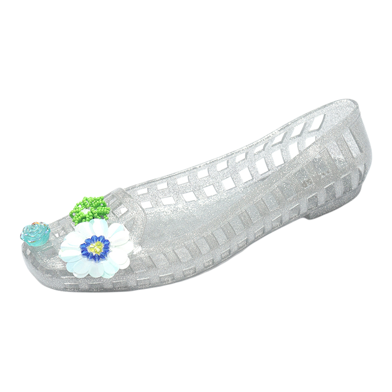 星期六气质软底水晶鞋女款夏新款