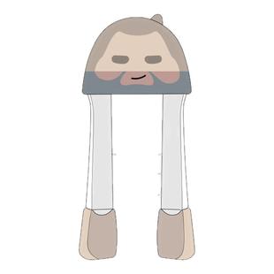 CS 新款毛绒围巾帽老K角色COS秋冬帽子围巾一体男士保暖CSGO周边